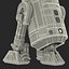 Star Wars Character R2 D2 3D Model