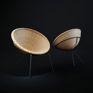 Round-wicker-chair