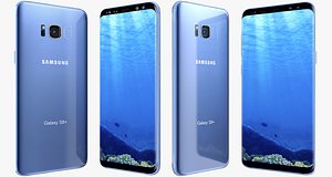 samsung galaxy s8 coral 3D model