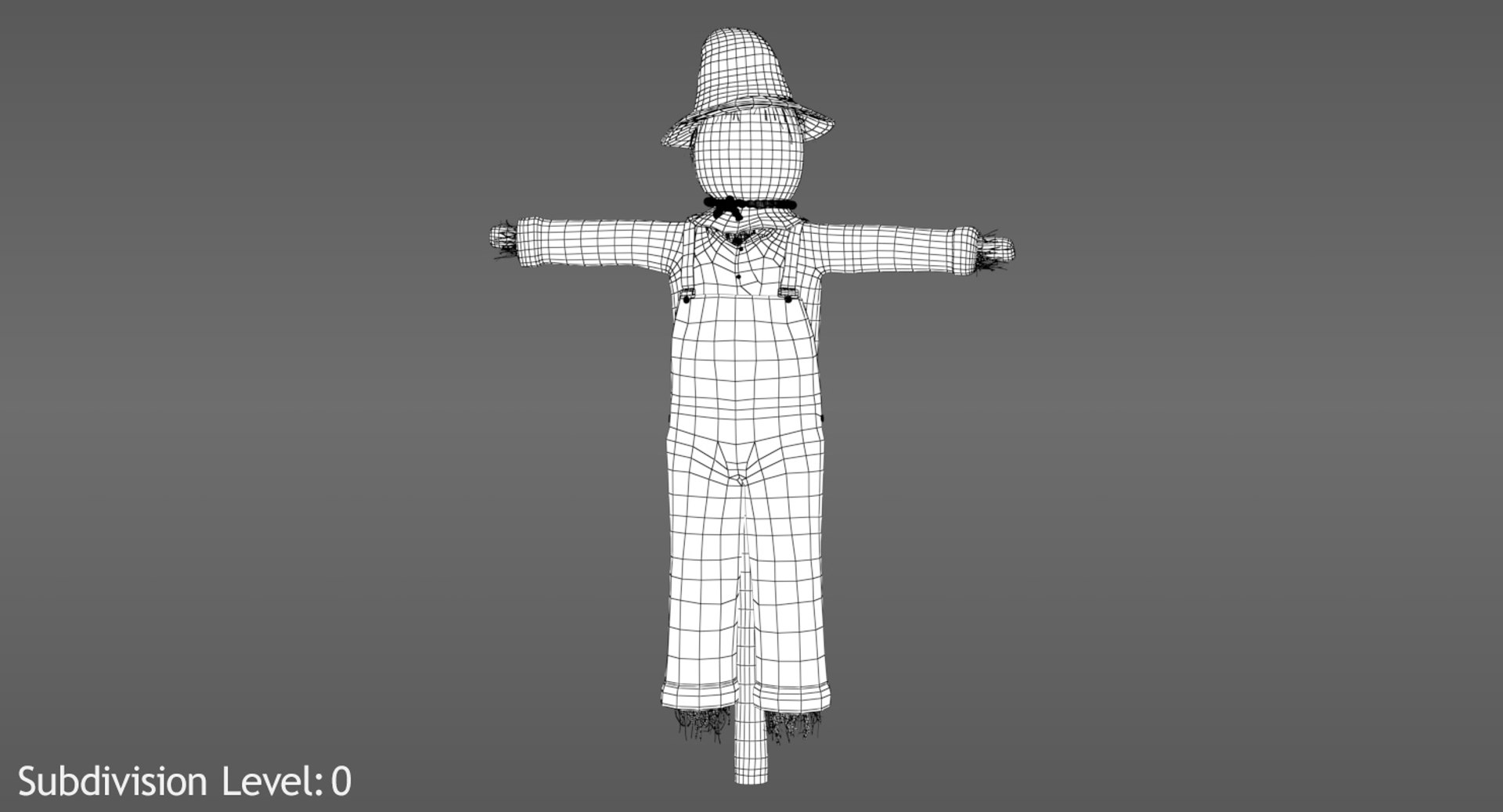 Scarecrow model - TurboSquid 1290765