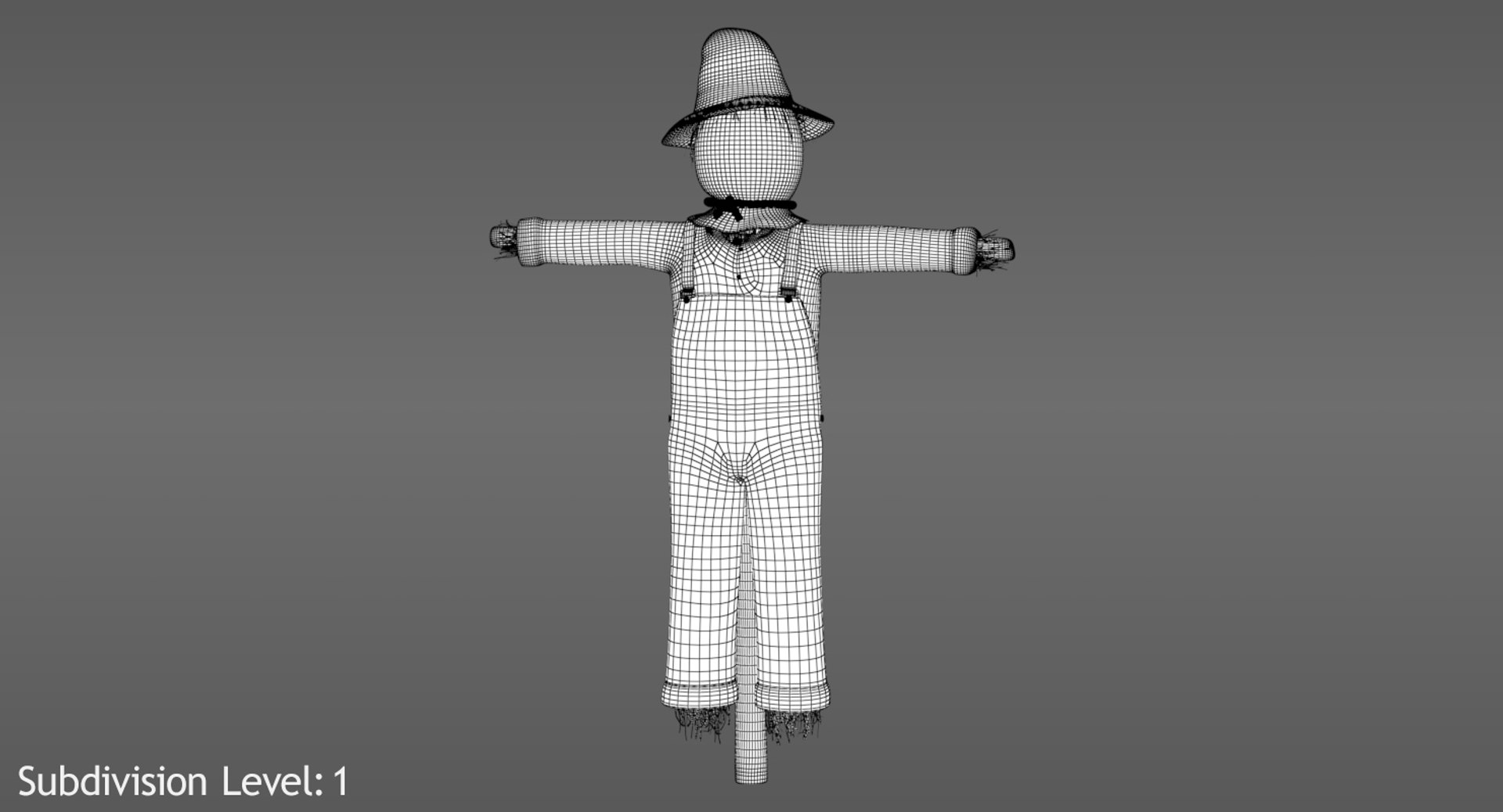 Scarecrow model - TurboSquid 1290765