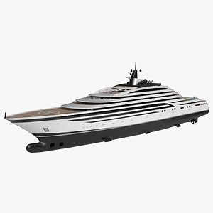 3D model Willie World Luxury Superyacht