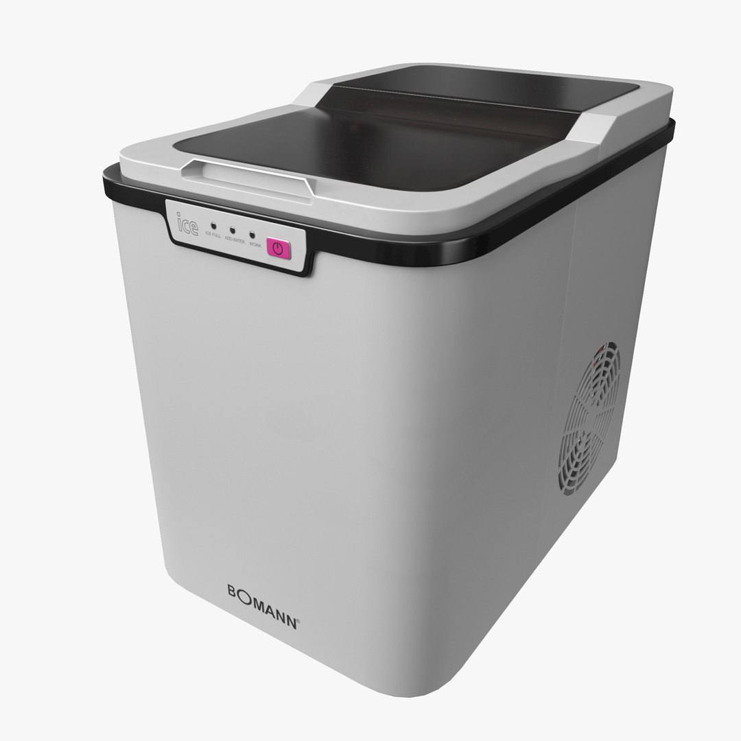3D ice cube maker Bomann EWB 1027 https://p.turbosquid.com/ts-thumb/CT/N5UkBc/AI/bomann_ewb_1027_main_ts/jpg/1619436334/1920x1080/fit_q87/a53fad17eecb0d58389288b28f03c258b215a6fe/bomann_ewb_1027_main_ts.jpg
