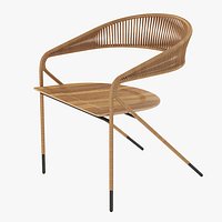 George Living Divani Wicker Small Armchair