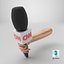 CNN Reporter Hand with Microphone