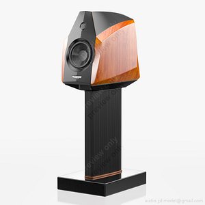 3d model of bookshelf sonus faber ex3ema