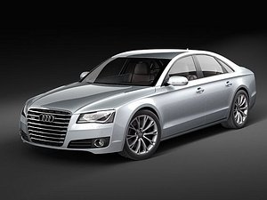 3d model audi a8 2010