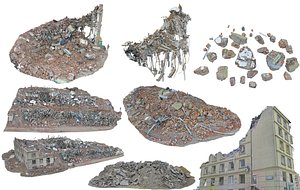 Demolished Buildings &amp; Rubble Pack