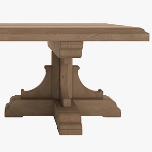 17TH C. FRENCH BASTIDE OAK RECTANGULAR DINING TABLE