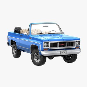 3D model GMC JIMMY CONVERTIBLE 1973