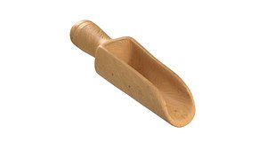 3D Wooden scoop