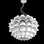 Possini Euro Design White Flower Pendant Chandelier