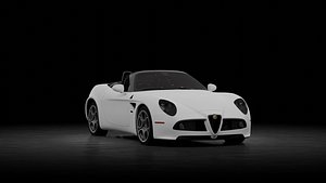 Alfa Romeo 8C Spider 2010 3D model