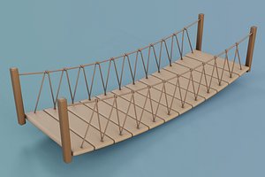 3D Cartoon Bridge 9 model