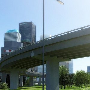 3d model street highway