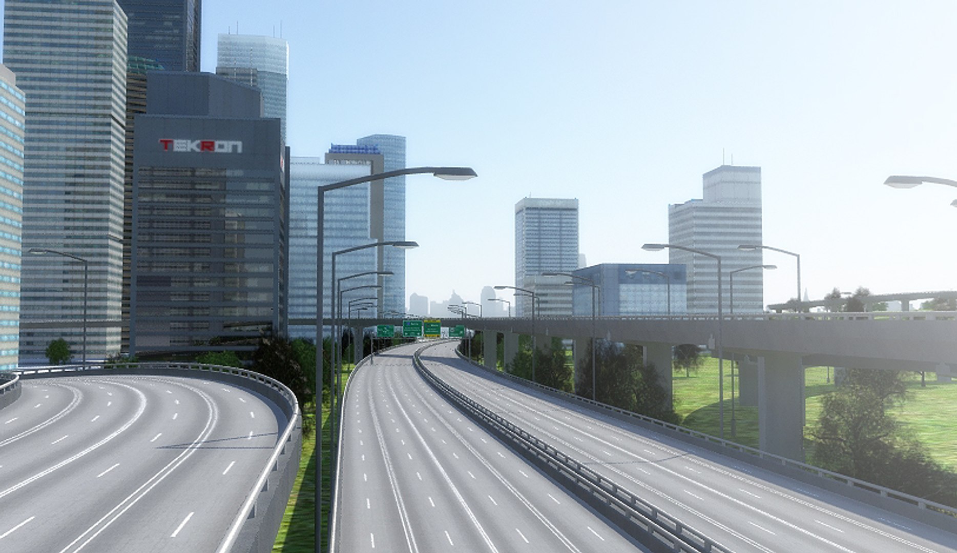 3d Model Street Highway