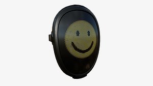 LED Screen Mask - A06 Smile - Character Design 3D model