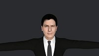 Charlie Sheen Hyper Realistic Full Body Fully Rigged Character