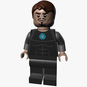 3d lego tony stark model