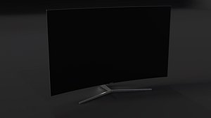 3D model KS9500 Curved 4K SUHD TV by Samsung