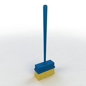 carton broom 3D