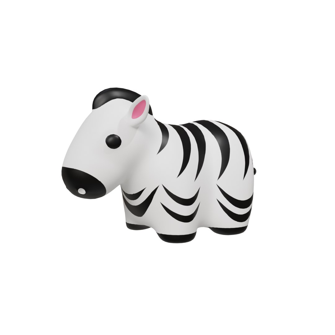 3d Zebra Character Model Turbosquid 2233019