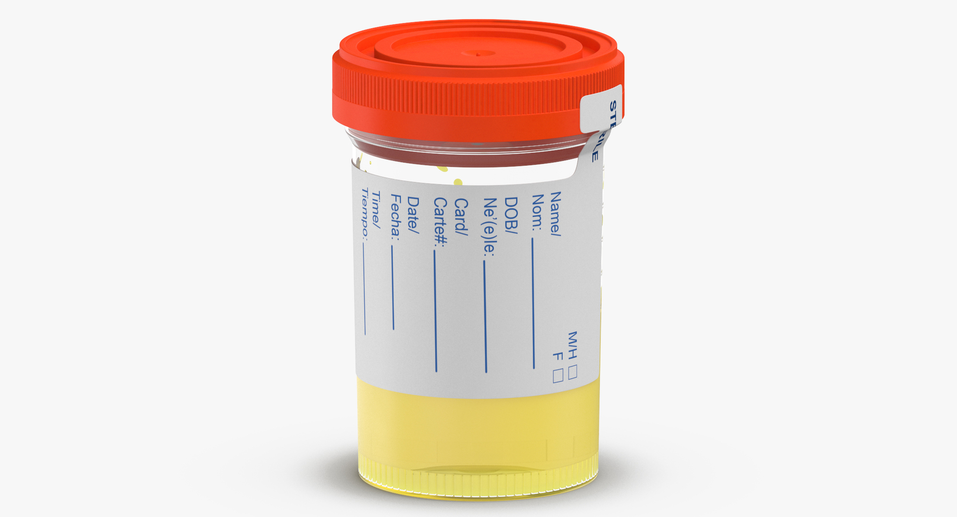 3D Urine Sample Half TurboSquid 1334673