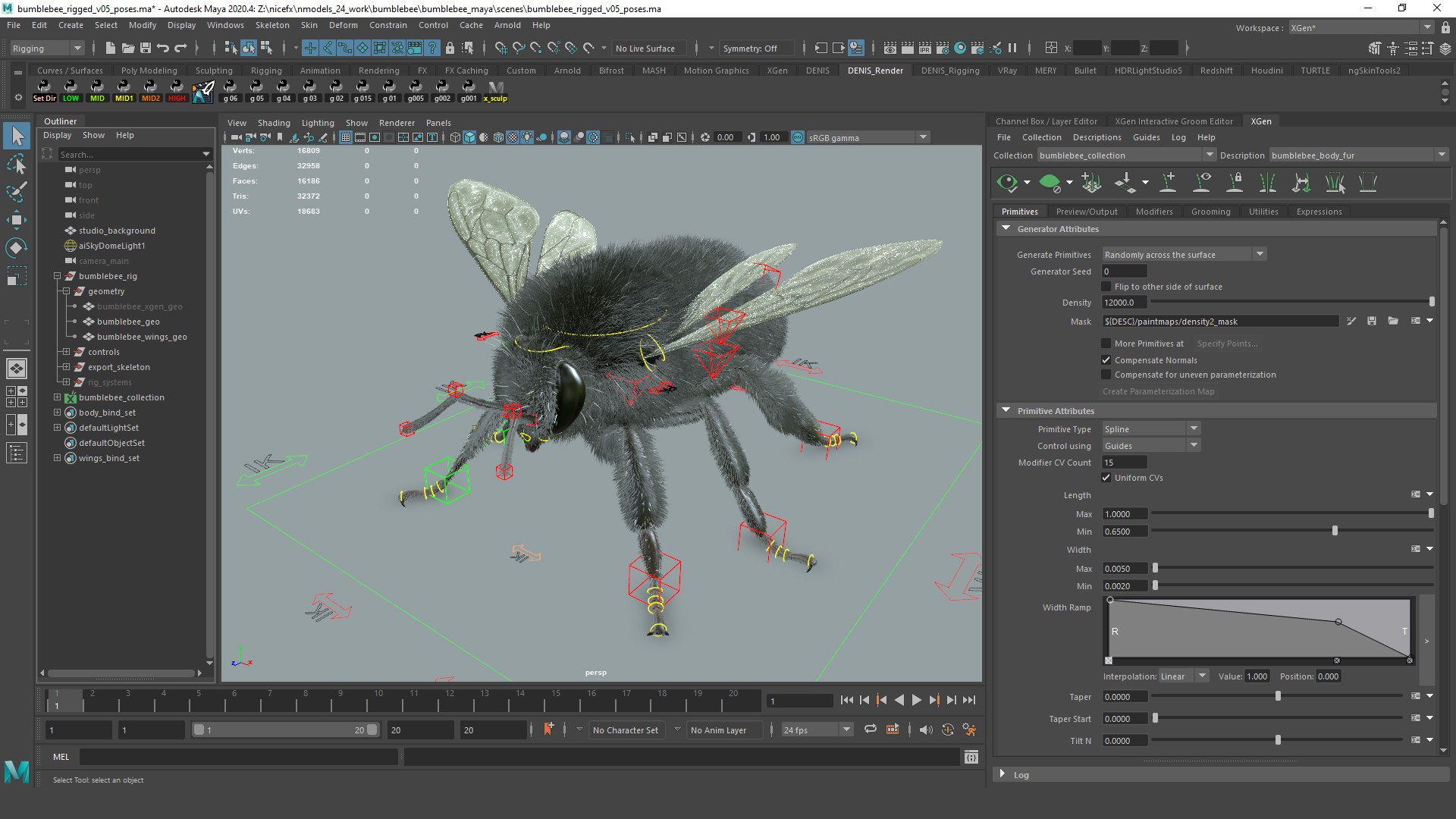 Bumblebee Rigged Xgen 3D model https://p.turbosquid.com/ts-thumb/CU/gYwoec/nF/bumblebee_maya_screenshot_02/jpg/1718359816/1920x1080/fit_q87/6649430e4cad1ee6d4f676494f1fbfd732523caf/bumblebee_maya_screenshot_02.jpg