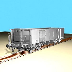 freight wagon 3d model