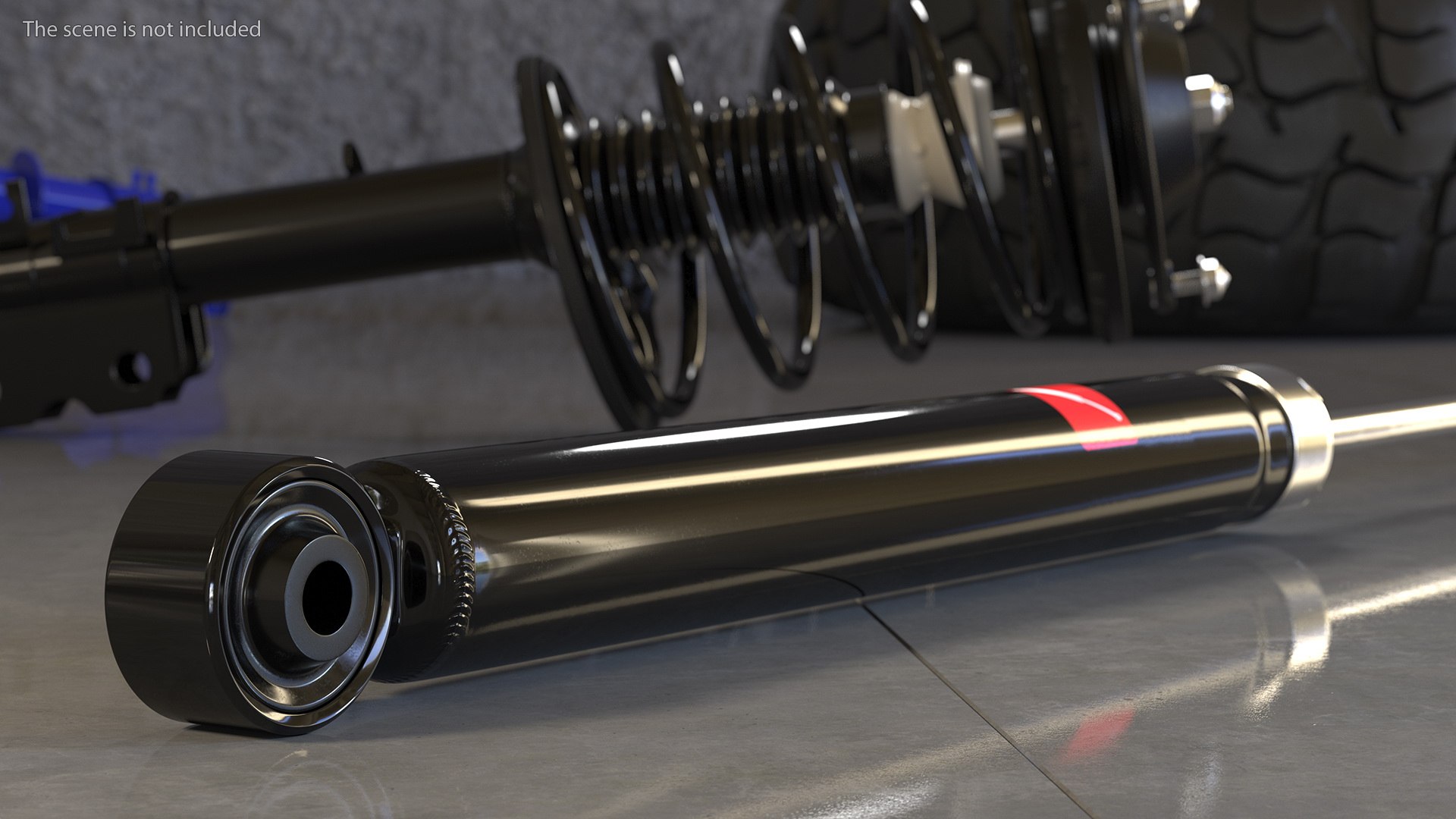 Gas Strut Model - TurboSquid 1752822