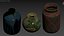 Ceramic Studio Pottery Vases by Elmar  Elke Kubicek