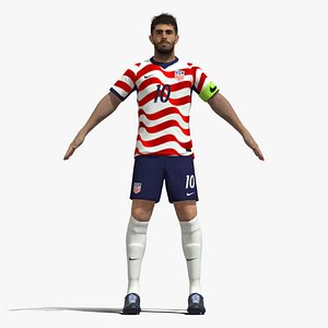 A-Pose Rigged Christian Pulisic Worldcup 2026