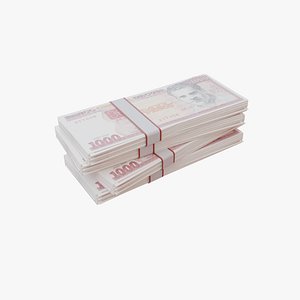 3D 1000 Cuban Peso CUP