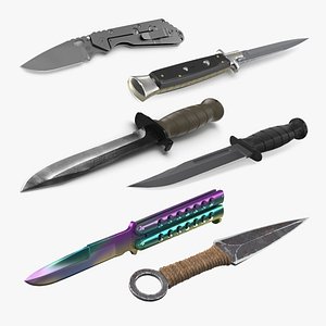 Free 3D Kunai Models