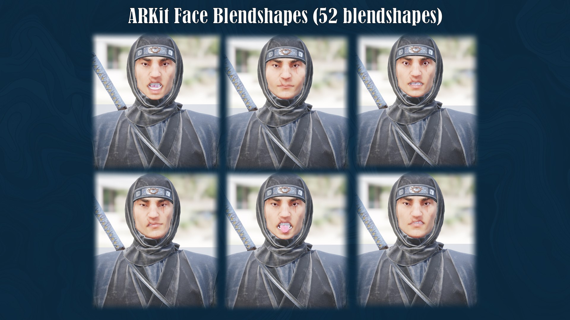 Shinobi Rei 3D model https://p.turbosquid.com/ts-thumb/CU/ptwarK/TX/blendshapes_sample/jpg/1730395678/1920x1080/fit_q87/8b3c12b3b5d341104f7a858207577025c6059631/blendshapes_sample.jpg