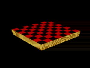 board 3d obj