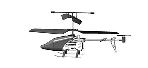 helicopter 3D model