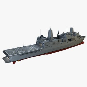 uss john p murta 3d max