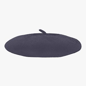 Wool French Beret Navy
