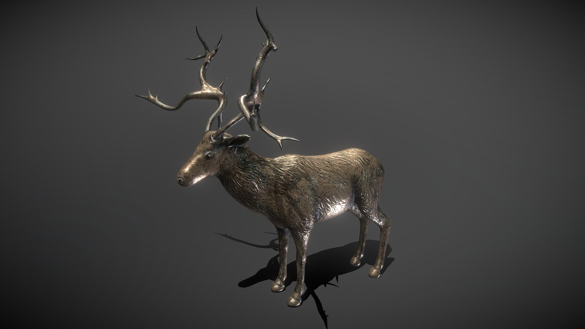 Deer Bronze Statue 3D model https://p.turbosquid.com/ts-thumb/CV/93A5o8/dk/qq20230106215237/png/1673014074/1920x1080/fit_q87/502d12c49f62d539e75a127227cd6da38d179e09/qq20230106215237.jpg