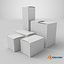 Conjunto de maquetas de cajas de papel 02