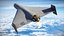 Kamikaze Drone Shahed 136 Gray Rigged for Cinema 4D