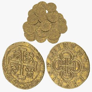 gold coin 3D