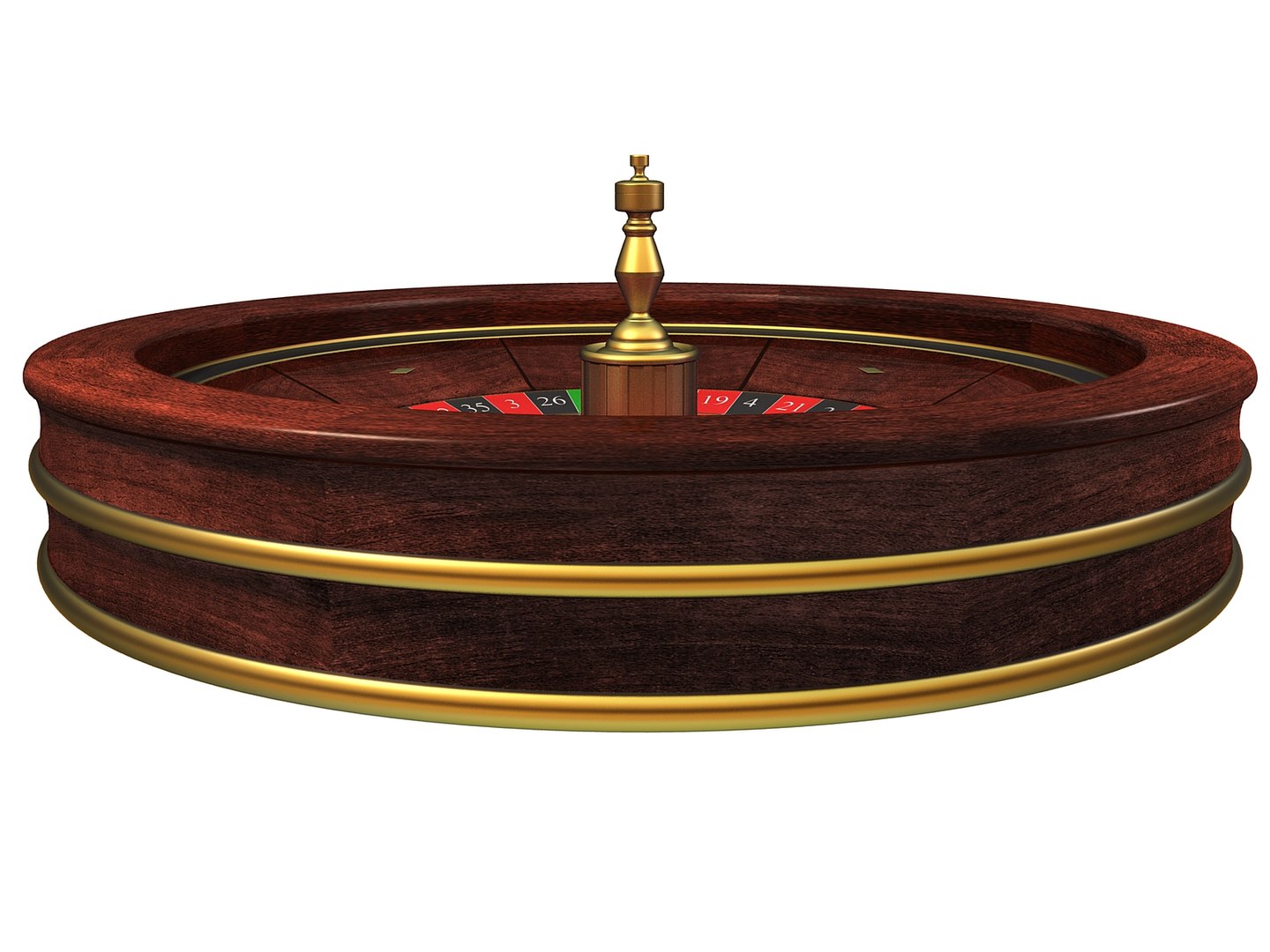 roulette wheel 3d obj