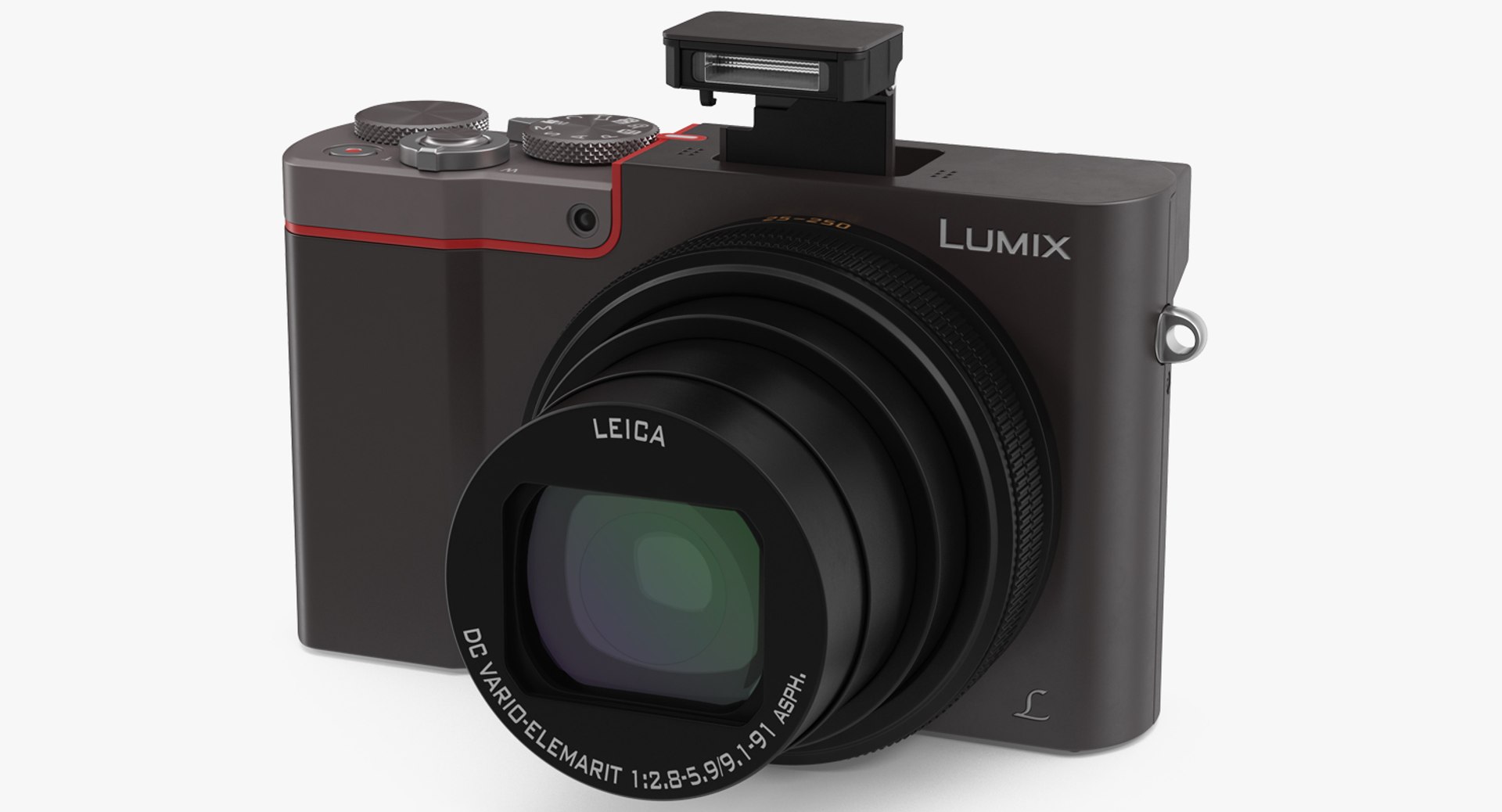 Digital Camera Panasonic ZS100 3D Model 3D model preview