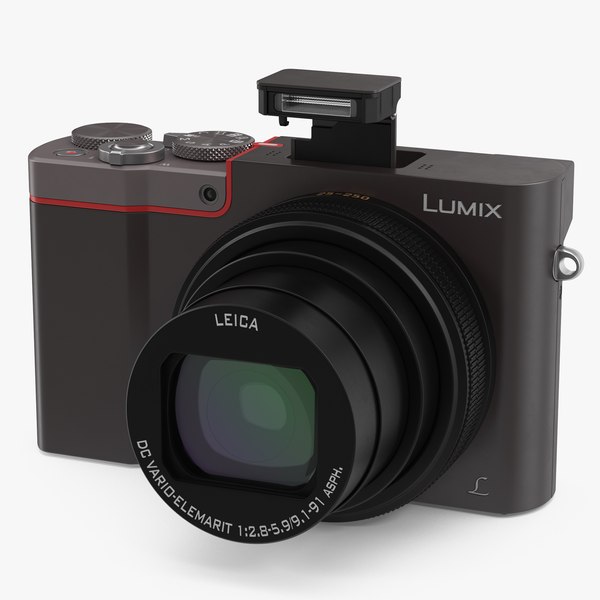 digital camera panasonic zs100 3D model