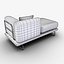 Orange longue couch by 3DRivers