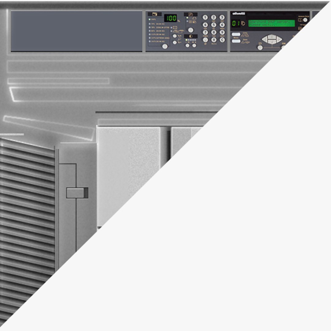 3d Copier Office Peripheral Model