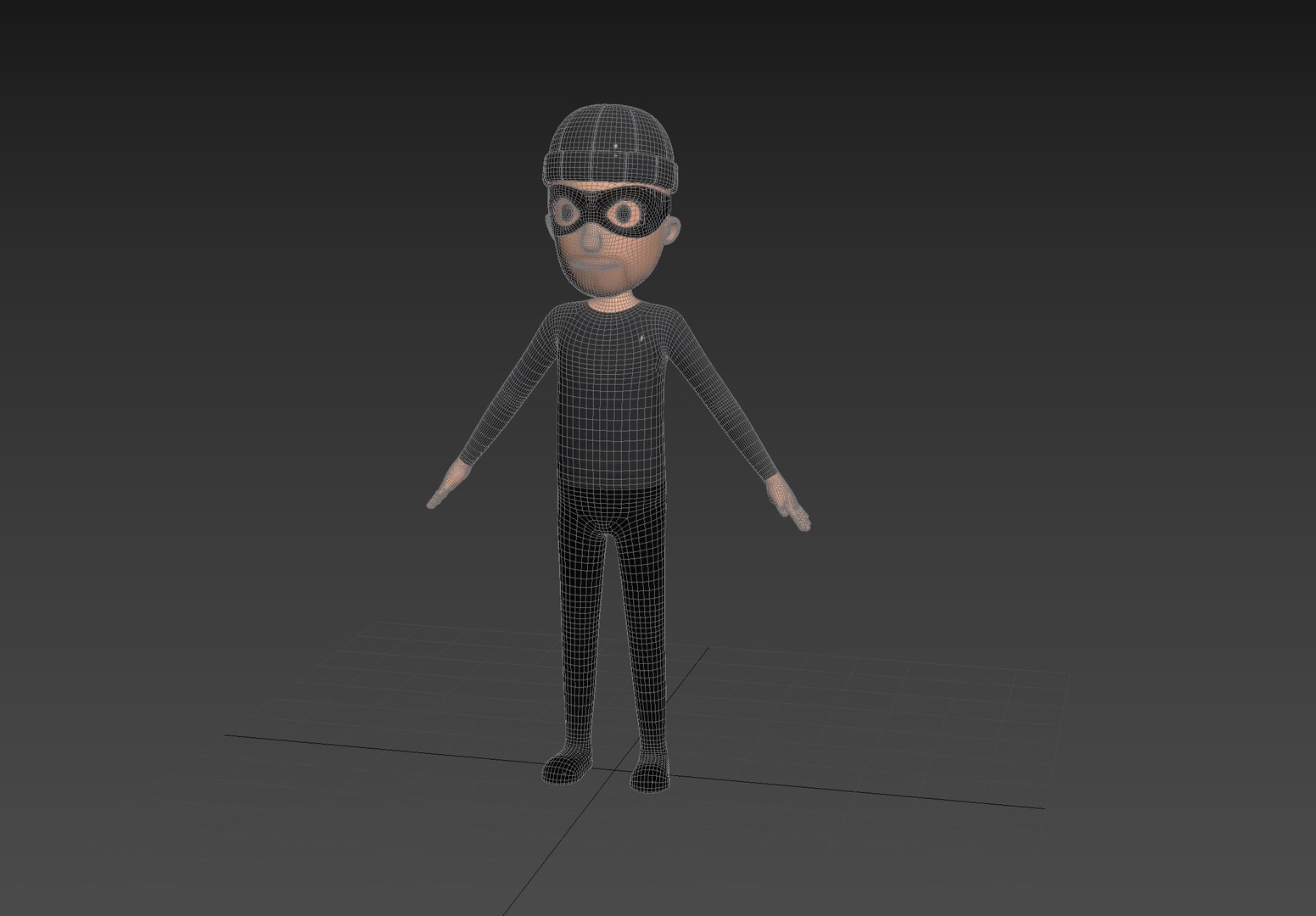 3D Character123 Rigged Robber Model - TurboSquid 1759407