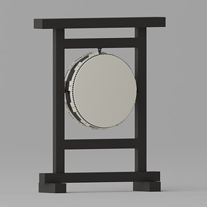 Cartoon Japanese Taiko Ohira Drum model